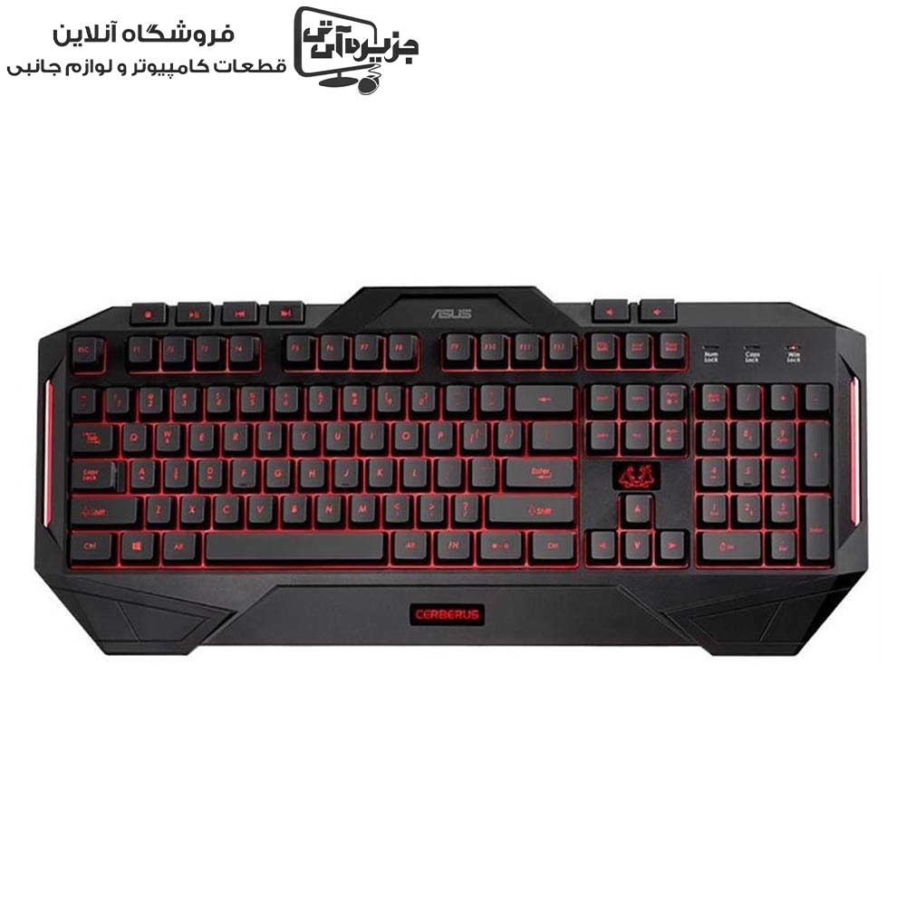 کیبورد گیمینگ ایسوس مدل Cerberus استوک