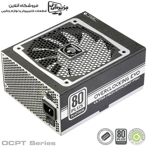 پاور استوک گرین مدل GP850B-OCPT 80 Plus Platinum همراه با جعبه و کابل
