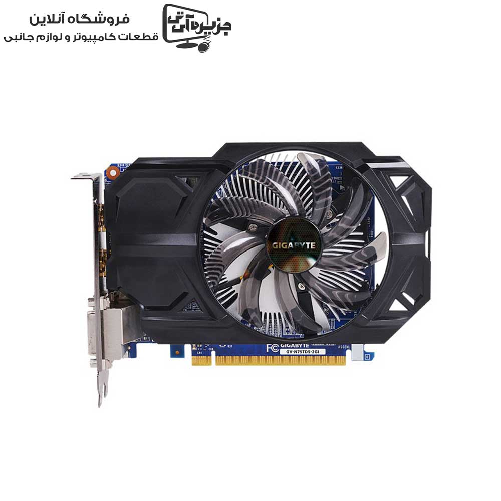 کارت گرافیک استوک گیگابایت مدل GeForce GTX 750 Ti 2GB
