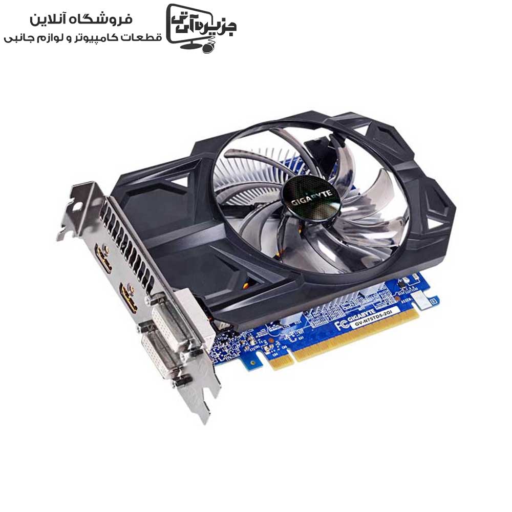 کارت گرافیک استوک گیگابایت مدل GeForce GTX 750 Ti 2GB