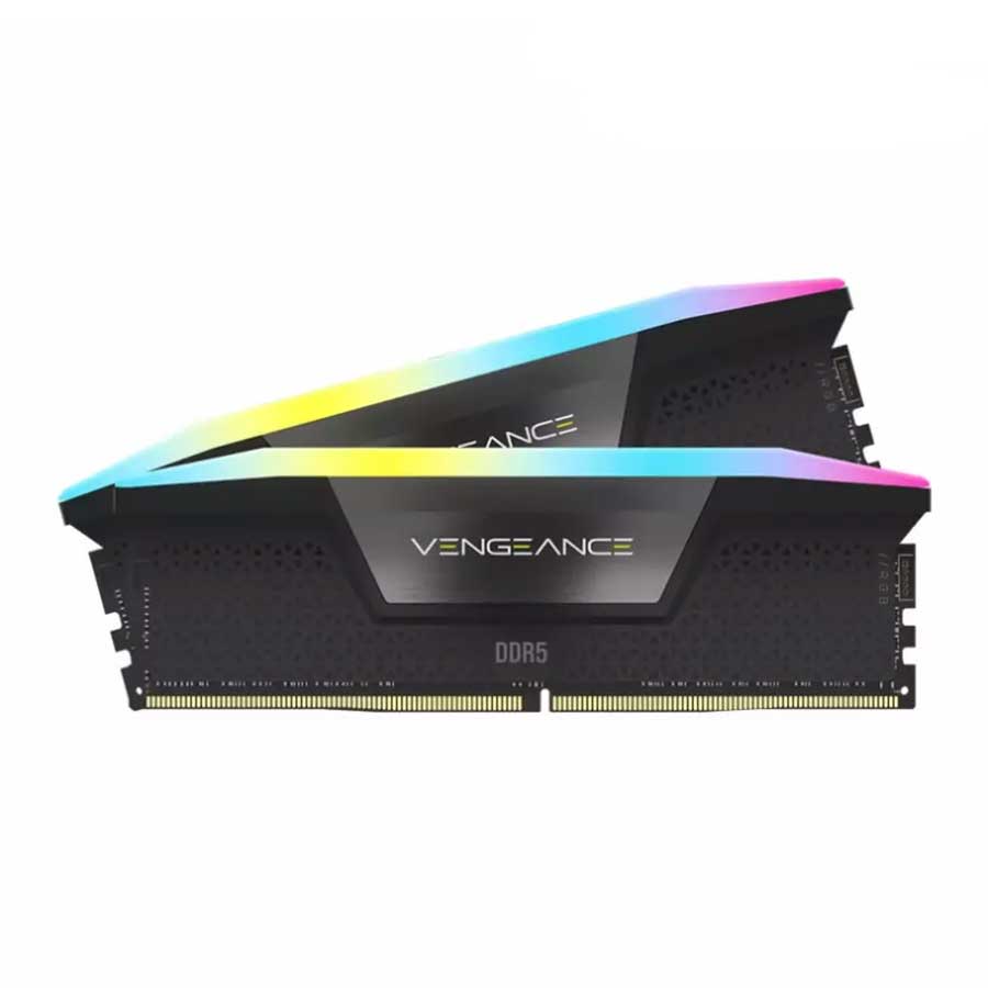 رم استوک کورسیر مدل VENGEANCE RGB 64GB Dual 5200MHz CL40 DDR5